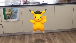 I'm on Pokémon Safari in my kitchen