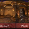 Comparison of Riven's 1997 original release with the 2024 Unreal Engine 5 remake.