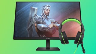 hp omen 27 gaming monitor w/ pavilion 400 headset